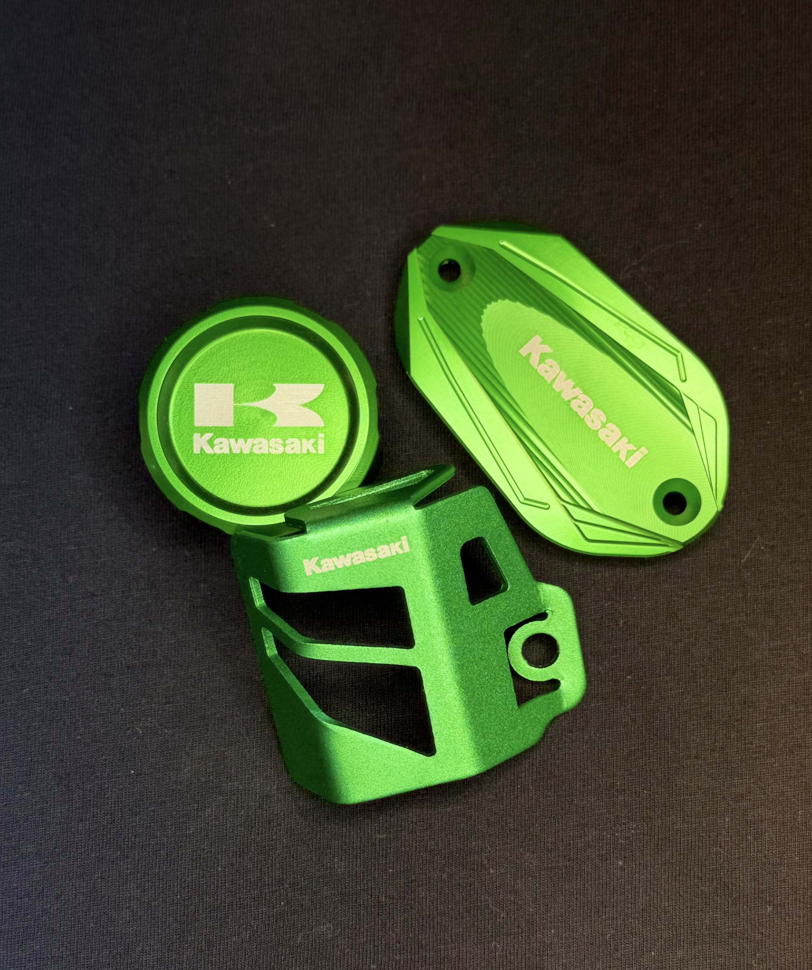 ست cnc پمپ ترمز کاوازاکی ninja250-z250 سبز